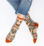 Tree of Life Sheer Socks