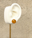 Monochrome Glass Stud Earrings (multiple options)
