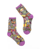Pasta Lover Sheer Socks