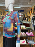 All Around Artsy LS Mesh Top #12