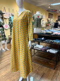 The Calypso Garden Dress (Mustard)