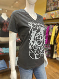Scribble V Neck Tee (color options)