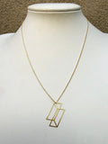 Two Planes Necklace (metal options)