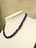 Vintage Amethyst Bead Necklace