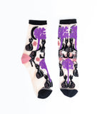 Nocturnal Cats Sheer Socks