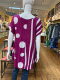 Raspberry Kiana Blouse