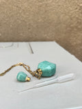 Stone Perfume Bottle Necklace (stone options)