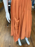 Linen Flowy Maxi Skirt (color options)