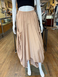 Linen Flowy Maxi Skirt (color options)