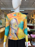 All Around Artsy LS Mesh Top #19