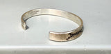 Vintage Nora Tahe Etched Cuff