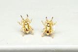 Beetle Stud Earrings