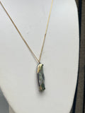 Shell Handle Knife Necklace with Gold Chain (multiple options)