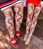 Year of the Dragon Sheer Tights (size options)