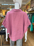 Linen Wide Sleeves Top (color options)