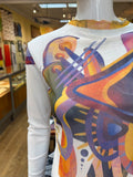 All Around Artsy LS Mesh Top #3