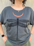 Dragonfly Copper Moon Dolman Shirt