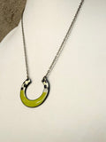 Circle Enamel Necklace