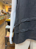 Linen Diagonal Pleat Tank (color options)