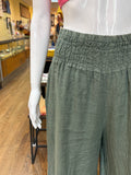 Linen Smock Waist Pants (color options)