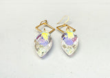 Vintage Aurora Marquise Crystal Earrings