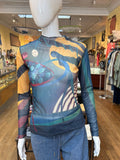 All Around Artsy LS Mesh Top #6