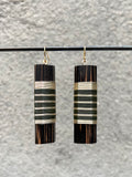 Raffia + Wire Wooden Earrings (multiple options)