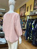 The Linen Button Hem Top (color options)