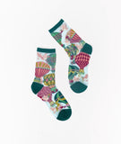 Hot Air Balloon Shimmer Sheer Socks