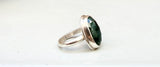 Lake Ring #81 - Rose Cut Emerald