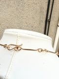 Statement Labradorite Bar Chain Necklace