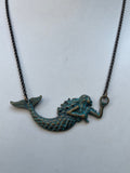 Verdigris Mermaid Necklace