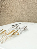 Ascend Earrings (length + metal options)