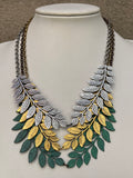 Leafy Collar Necklace (metal options)