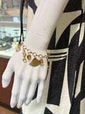 Vintage Elements Swarovski Crystal Charm Bracelet