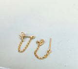 Rolo Chain Hoop Earrings