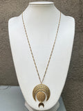 Lacy Moon Phase Necklace (length options)