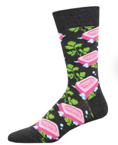 Cilantro or Soap? Cotton Crew Socks