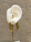 The Wide Square Hoops (size options)