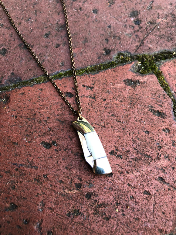 The Bone Handle Knife Necklace