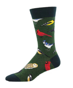 Bird Is the Word Cotton Crew Socks