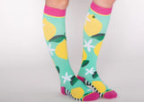 Pink Lemonade Compression Socks