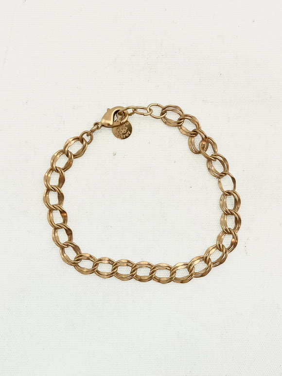 Small Double Link Chain Bracelet