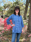 Blue Amy Blouse