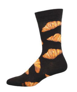 Croissant Cotton Crew Socks