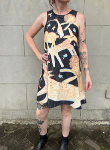 Menagerie Art Dress (black)