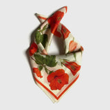 Hibiscus Flower Bandana 100% silk