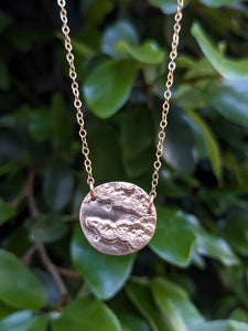 Cumulus Medallion Necklace