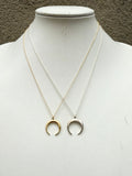 Crescent Necklace (metal options)