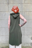 Zip Front Hoodie Vest (color options)